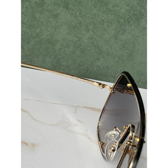 NEW Alexander McQueen AM0362S Gold Grey Studded Mask Sunglasses main image 5